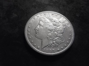 1897 S Morgan Silver Dollar