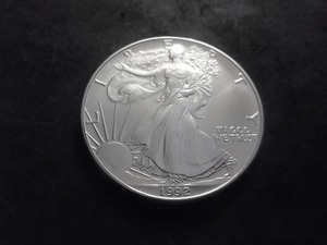 1992 US American Silver Eagle 1 OZ. .99 Fine MS From Unc. Roll