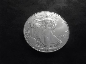 1996 US American Silver Eagle 1 OZ. .99 Fine MS From Unc. Roll