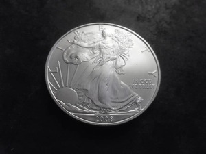 2008 US American Silver Eagle 1 OZ. .99 Fine MS From Unc. Roll