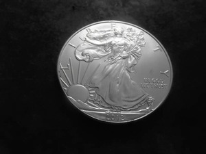 2012 US American Silver Eagle 1 OZ. .99 Fine MS From Unc. Roll