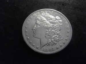 1884 S Morgan Silver Dollar