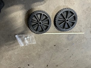 Replacement Wheel Kit for 96 Gal. Two Wheel Trash Can