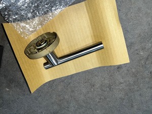 Contemporary Collection Cira Satin Nickel Dummy Door Lever