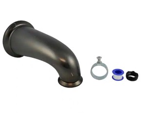 Universal 8 in. Tub Spout with Diverter in Oil Rubbed Bronze
