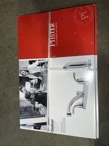 Delton 2-Handle Standard Kitchen Faucet with Side Sprayer in Polished Chrome