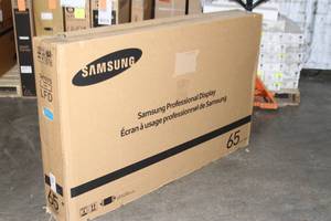 lot 26 image: Samsung ED65D ED D-Series Direct Lit LED Professional 65 HD Display  Monitor