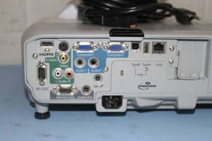 lot 71 image: Epson PowerLite 435W WXGA Short Throw 3000 Lumen HDMI HD Widescreen Projector