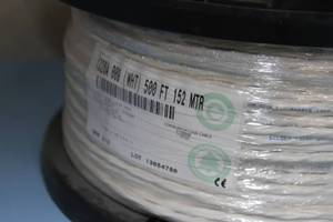 lot 107 image: New - 500 Spool  Reel - Belden 1326A Pro Audio Speaker Security & Sound Commercial Audio Cable