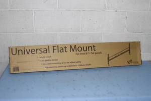 lot 30 image: Premier Mounts Universal Flat Mount for 61 and Larger Flat Panel Displays  Monitors  Televisions  TVs