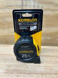 lot 14 image: KOMELON Speed Mark Tape Measure- 25 ft.