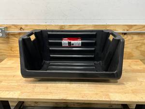 lot 116 image: HUSKY Stackable Storage Bin in Black