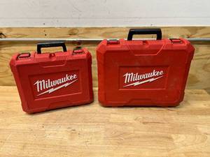lot 97 image: Lot of 2 MILWAUKEE Cases