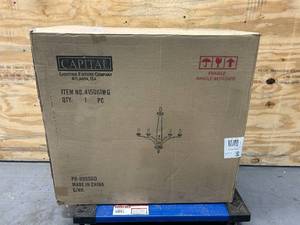 lot 101 image: 6 Light Chandelier (415061WG) by Capital