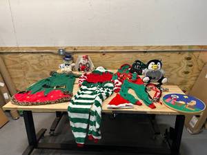 lot 107 image: Lot of ChristmasHoliday Costumes and Decorations