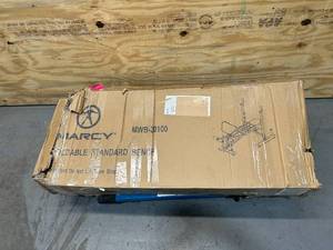 lot 110 image: MARCY Folding Standard Weight Bench  Easy Storage MWB-20100