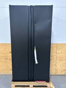 lot 121 image: HUSKY Extra Wide Heavy Duty Welded 20-Gauge Steel Freestanding Garage Cabinet in Black (42 in. W x 82 in. H x 24.6 in. D)