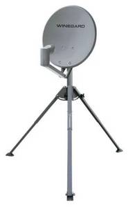 lot 55 image: WINEGARD Satellite Single LNB Antenna Tripod Kit- Model TR-6018