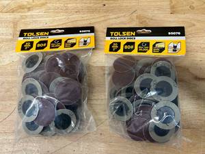 lot 36 image: TOLSEN Lot of 2 Packages of- Roll Lock Discs