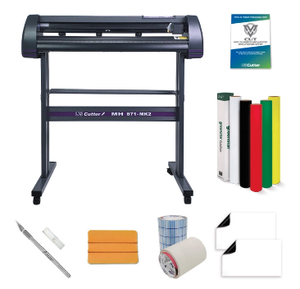 lot 9 image: USCUTTER 34 MH 871 Vinyl Cutter Value Kit w VinylMaster Design & Cut Software and Stand