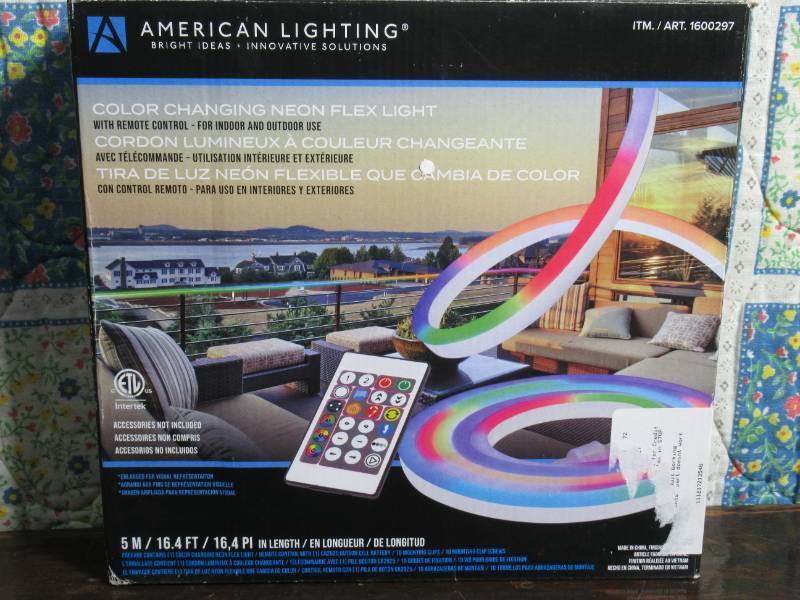 lot 97 image: American Lighting Color Changing Neon Flex Light