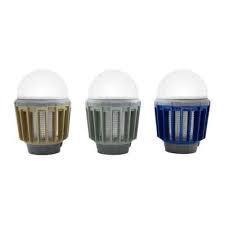 lot 121 image: Wisely OutdoorIndoor Rechargeable Bug Zapper wBuilt-in LED Lantern 3PK 2622192