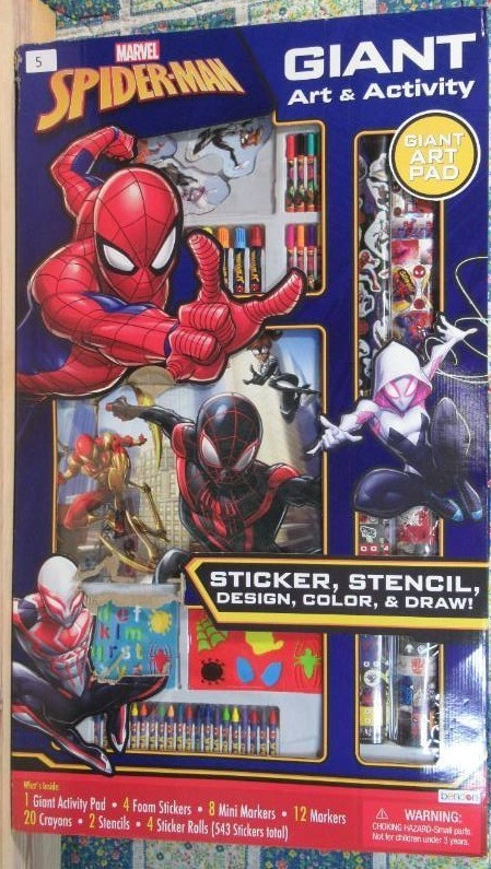 Bendon Marvel Spider-Man Giant Coloring and Activity Book - 10.75 x 16