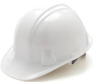 lot 34 image: Pyramex Safety Products HP14110 Sl Series 4 Pt. Ratchet Suspension Hard Hat, White