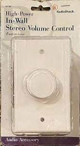 lot 118 image: High-Power In-Wall White Stereo Volume Control 50W RMS
