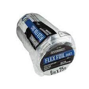 lot 120 image: Everbilt 6 in. x 25 ft. Flexible Aluminum Foil Duct, Lot of 3