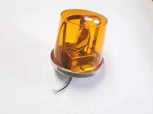 lot 140 image: Edwards Cat. No. 52-A ADAPTABEACON 120V Amber Rotating Warning Light