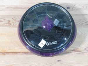 lot 2 image: Cooks Companion 1200W 3 qt Nonstick Ceramic Electric Grill Pot - Plum