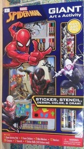 lot 5 image: Bendon Marvel Spider-Man Giant Coloring and Activity Book