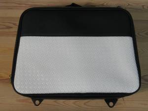 lot 6 image: Black & White Travel Bag with Compartments