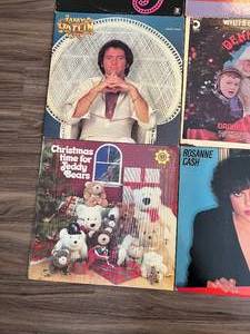 Lot of 12 Vintage Records Alabama, Stray Cat, The Dave Clark Five and More