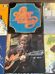 Lot of 12 Vintage Records, Neil Diamond, John Denver, Lionel Richie and More
