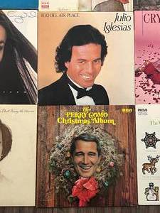 Lot of 12 Vintage Records Reba McEntire, Neil Diamond, Elvis and More