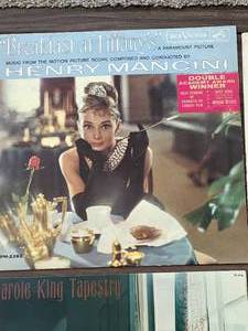 Lot of 9 Vintage Records Breakfast at Tiffanys, The Doobies, Gladys Knight and More