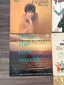 Lot of 9 Vintage Records The Beatles, Bread, The Monkees and More