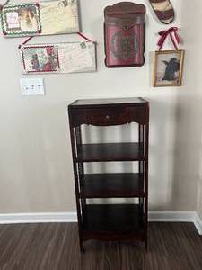 Wooden Bookcase with Drawer