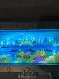 Retro Moving Sea Clock - Working