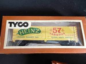Lot of 3 Tyco Vintage Railroad Trains Heinz, Miller, and Union Pacific In Original Packaging