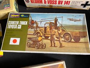 Lot of 8 Model Kits BV 141, M1E1, M-4 HVSS and More