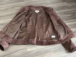 Cherokee Genuine Brown Leather Jacket Size L