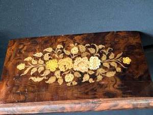 Set of 2 Wooden Music Jewelry Boxes with Bracelets