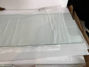 Lot of 9 New Glass Shelves