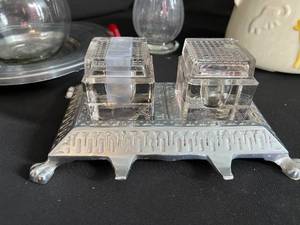 Vintage Kitchenware Lot, Oil and Vinegar Jar, Pitcher and More