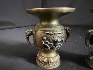 Set of 2 Asian Candle Holders