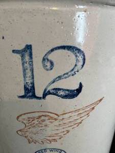 Antique Red Wing Crock - 12