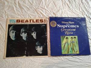 2 records the beatles and diana ross